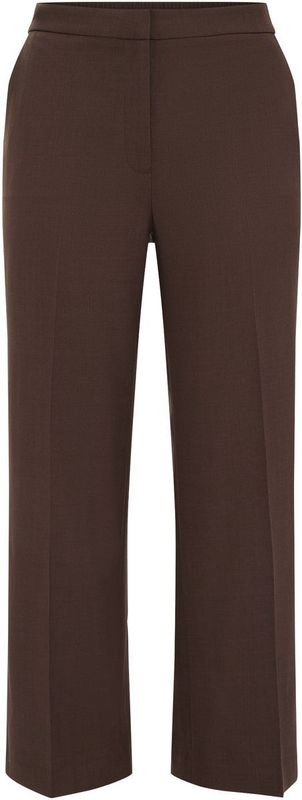 WE Fashion Dames wide leg pantalon - Curve