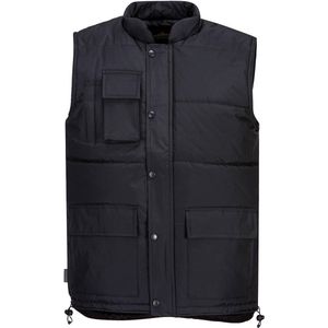 Portwest Bodywarmer Met Veel Zakken Zwart Maat 4XL (S415)