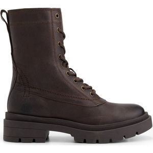 NoGRZ L.Woods Dames veterboots - Enkellaarzen - Bruin leer - Maat 42