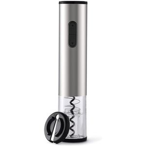 Elektrische flesopener, draagbare, via USB oplaadbare flesopener, automatische elektrische wijnflesopener voor thuis, op feestjes, in bars en restaurants