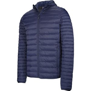 Kariban Heren Lichtgewicht Hooded Down Jacket (Marine)