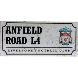 Liverpool Street Sign Retro
