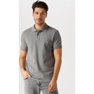 Paul Smith Mens Slim Fit Ss Polo Shirt Zebra Heren - Polo shirt - Grijs - Maat S