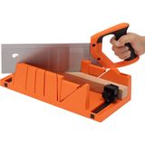 Navaris - Verstekbak - Inclusief Handzaag - Voor Plinten en Lijsten - Hard of Zacht Hout