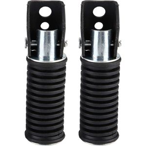 Footrests Rear Passenger - Motorcycle Passenger Footrests - Pedali Moto Repose Pied - Pedane Posteriore Arriere Universal Round Folding Rear for Motorcycles
