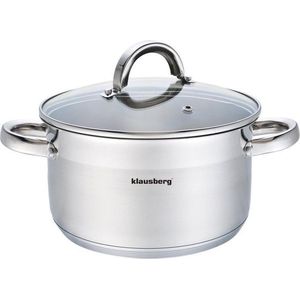 Klausberg 7126 - kookpan met deksel - 6,0L - Ø24 cm