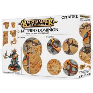 Warhammer Age of Sigmar Shattered Dominion 40mm & 65mm round bases