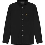 Lyle & Scott, Heren, Overhemden, Zwart, Maat: XS Katoen,