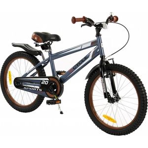 2Cycle Sports - Kinderfiets - 20 inch - Blauw-Grijs -Jongensfiets - 20 inch fiets
