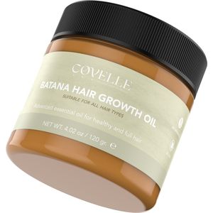 Covelle - Batana oil - 120G - Haarmasker - Haarserum - Haaruitval - Wenkbrauw - Wimperserum - Olie - Hoofdhuid - Wonderolie - Batana olie - Baardgroei - Haargroei - haarmasker beschadigd haar - Anti Roos