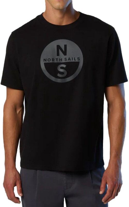 NORTH SAILS T SHIRT SHORT SLEEVE Zwart S EU