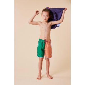 Sticky Lemon - swimshorts - better together - golf green + leather ball
