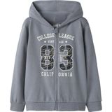 NAME IT - NKMVOLTINUS - Sweatvest - Navy / Smoky Blue / Wit