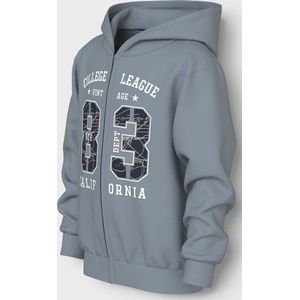 NAME IT - NKMVOLTINUS - Sweatvest - Navy / Smoky Blue / Wit