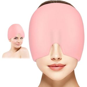 Herbruikbare migrainehoed voor hoofdpijn - Comfortabel warmte-/koudtherapiekussen voor verlichting van migraine en sinusstress