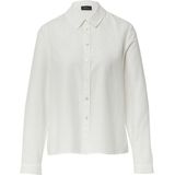 Blouse - Linnenblend - Lange Mouwen - Normale Pasvorm