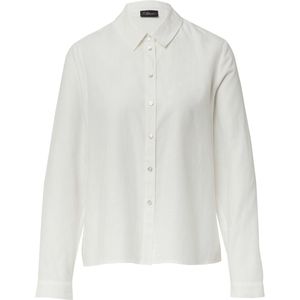 Blouse - Linnenblend - Lange Mouwen - Normale Pasvorm