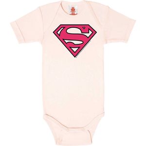 Logoshirt - Baby Body - Pink - Superman Logo