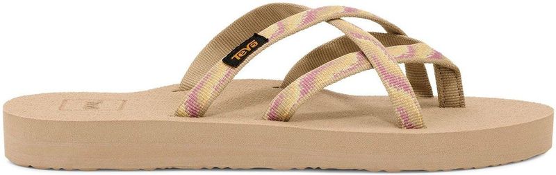 Teva - Olowahu - Slippers - Neon Wave Peach Ice - 100% Textiel