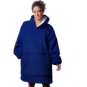 Zydante Home® - Hoody Short - Corduroy Rib - Navy