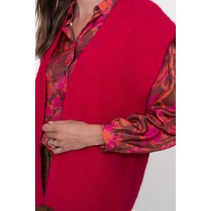 GEISHA - Gilet hairy - 54830-29 - 445 fuchsia