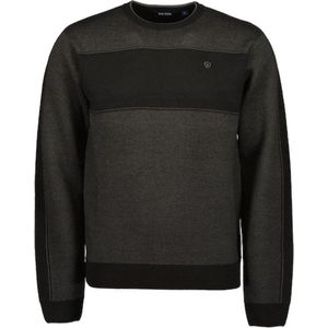 Blue seven heren - Trui 376469 antraciet sweatstof maat XXL