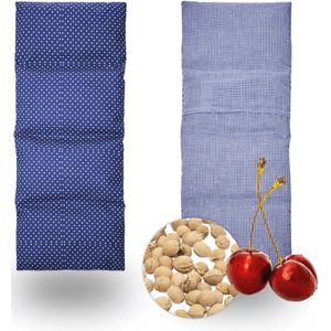 Kersenpitkussen voor Warmte- en Koudetherapie - Natuurlijke Ontspanning voor Rug, Nek en Schouders