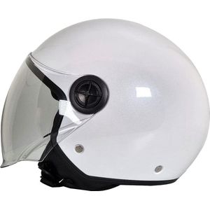 BHR 832 | minimal vespa helm | wit | motor, brommer en scooter | maat M
