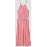 s.Oliver - Midi-jurk - Zwart - Mouwloos - Viscose