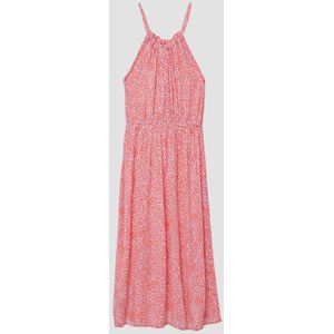 s.Oliver - Midi-jurk - Zwart - Mouwloos - Viscose