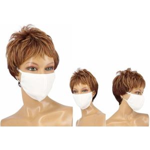 Stoffen Mondkapje Wit