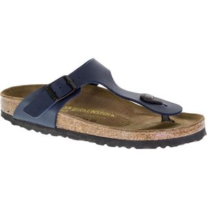 Birkenstock Gizeh Narrow Slipper kinderen Slippers - Maat 37 - Unisex - blauw/bruin