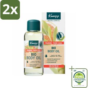 Kneipp - Huidolie - Bio - Voor striae & littekens - 100 ml - Voordeelverpakking - 2 stuks - Huidolie - Striae