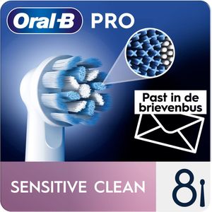 Oral-B Pro Sensitive Clean Opzetborstels - 8 Stuks