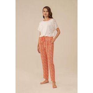 Feyza - Dames Pyjama Set, Korte Mouwen - S