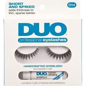DUO - Professional Eyelashes D14 – Short and spiked