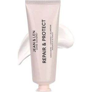 Jean&Len Handcrème Repair & Protect - Ceramide & Shea Butter | 1x 75 ml - Vrij van kleurstoffen, siliconen en microplastics