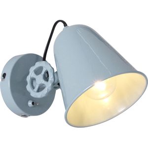 Wandlamp Dolphin met aan/uit schakelaar | 1 lichts | groen | metaal | Ø 13 cm | eetkamer / woonkamer lamp | modern / stoer / industrieel design