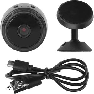 Mrs. Jones Elite Spycam WiFi-camera 720P 120 ° Groothoek Mini-bewakingssysteem - Draadloos - Extern - CCTV - Kinderen - Ouderen .