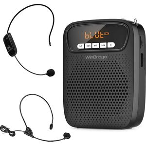 Draagbare Spraakversterker met Headset en Luidspreker - Lichtgewicht en Oplaadbaar voor Leraars en Gidsen