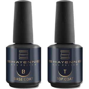 Set van 2 nagellak UV LED gel: Onderlak en Toplaag 15 ml - Perfect voor Manicure