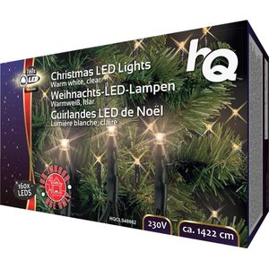 HQ HQCLS48662 Kerstverlichting 160 LEDs 3W 14,22M Warm Wit Binnen