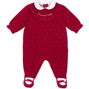Chicco - Rompertje - Karmijnrood - Gestippeld - Lang/maxi
