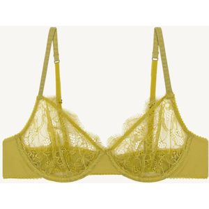 Love Stories Romeo – Beugel-bh van fijn kant zonder vulling – Mosgroen 75-90 E-cup