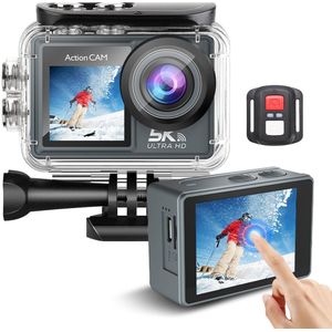 Action Camera M40TR - 60FPS / 30M Waterdicht / WiFi - Touchscreen - Externe Microfoon - Inclusief Accessoires - Actiecamera - Onderwatercamera