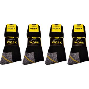 Belucci Premium Werksokken - 20 paar - Grijs Melange - Maat 46/50