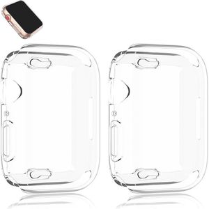 Hoesjes compatibel met de mm serie - Licht zacht ultradun TPU-hoes - Rondom HD ultradunne beschermhoes - 2 stuks transparant