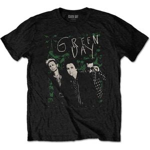 Green Day - Green Lean Heren T-shirt - M - Zwart