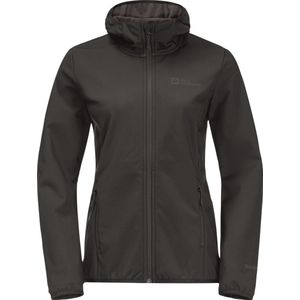 Jack Wolfskin Bornberg Hoody Women - Softshell - Dames - Zwart - Maat L