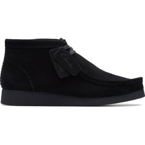 Clarks - Wallabee - Veterschoenen - Zwart - Antislip Rubber Zool